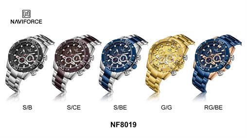 ساعت مچی اورجینال ناوی فورس کد رفرنس NF8019
