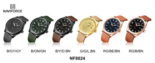 ساعت مچی اورجینال ناوی فورس کد رفرنس NF8024