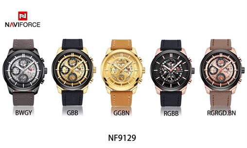 ساعت مچی اورجینال ناوی فورس مدل NF9129