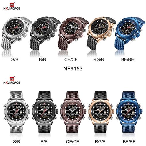 ساعت مچی اورجینال ناوی فورس کد رفرنس NF9153S