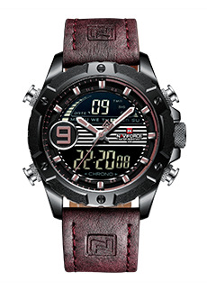 Reinforced mineral glass surface luxury watch